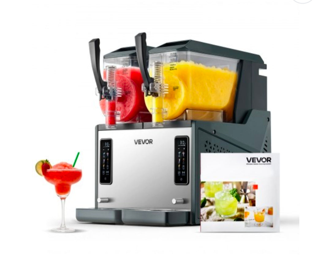 Vevor Slushie Machine – Dual 4L/135oz Tanks, No Ice Needed